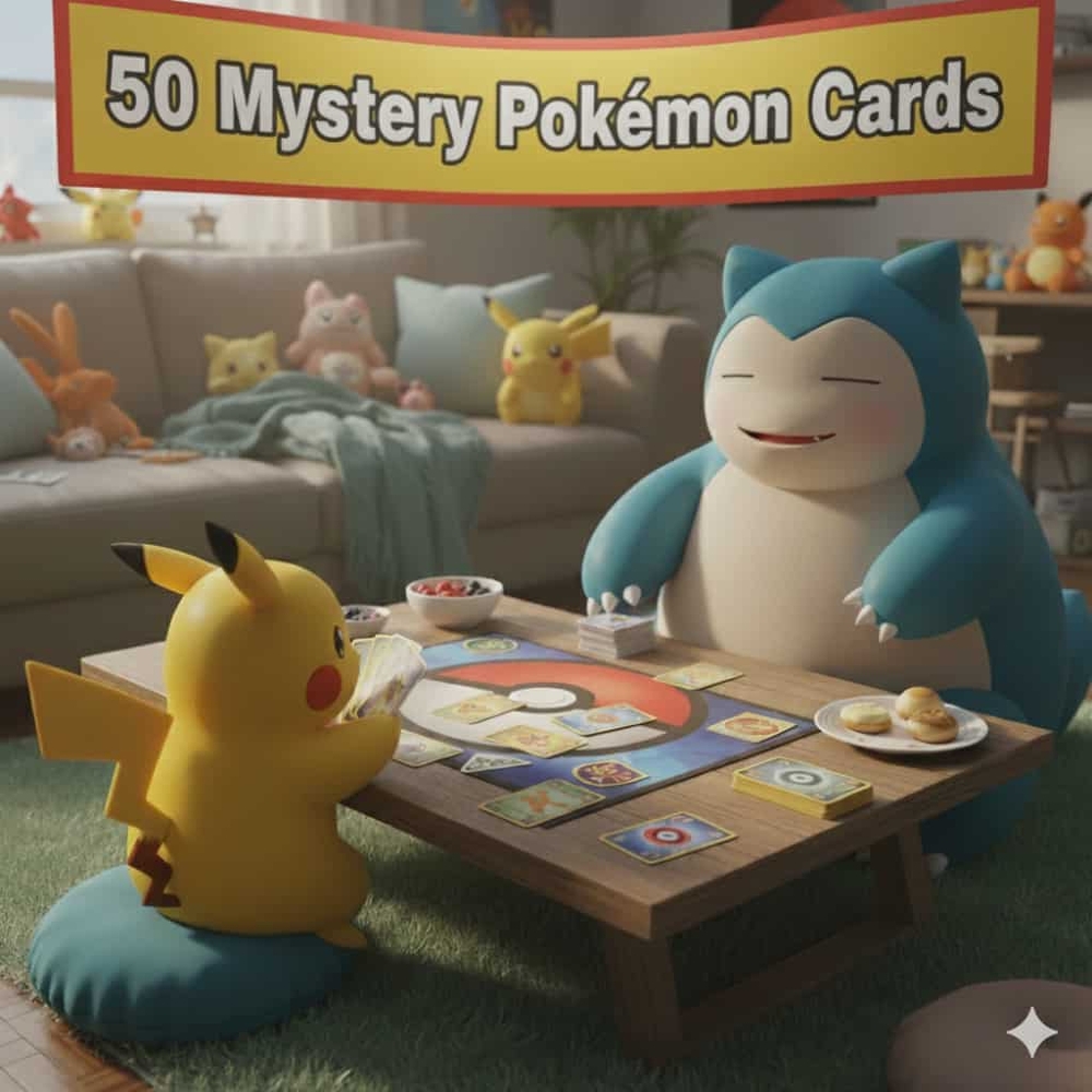 50 Pack Mystery Pokemon Cards
